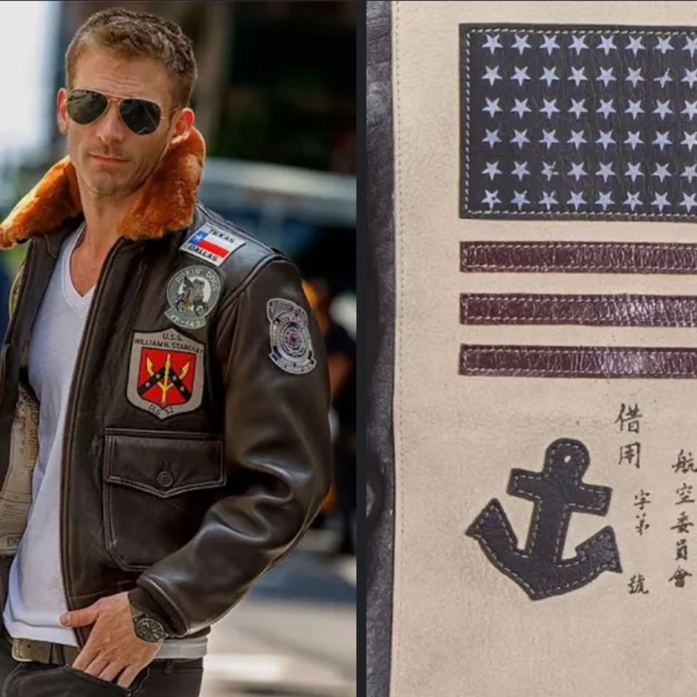 Cockpit Usa Movie Top Gun Navy G1 Jacket Gem